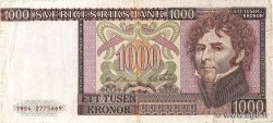 1000 Kronor SWEDEN  1984 P.55b F+