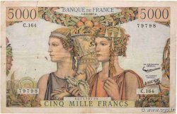 5000 Francs TERRE ET MER FRANCE  1957 F.48.15