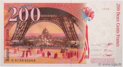 200 Francs EIFFEL Sans STRAP Fauté FRANCE  1996 F.75f4.02 NEUF