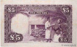 5 Pounds NIGERIA  1958 P.05a VF-