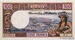 100 Francs NEW HEBRIDES  1972 P.18b