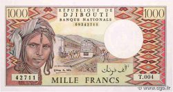 1000 Francs DJIBOUTI  1991 P.37e