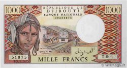 1000 Francs DJIBOUTI  1991 P.37e