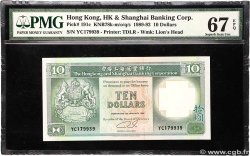 10 Dollars HONG KONG  1992 P.191c NEUF