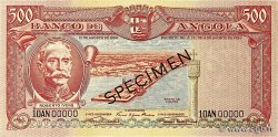 500 Escudos Spécimen ANGOLA  1956 P.090s