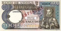 1000 Escudos Spécimen ANGOLA  1973 P.108s