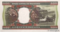 500 Ouguiya Numéro radar MAURITANIA  2002 P.08c UNC
