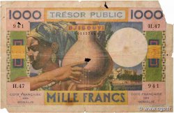 1000 Francs DJIBUTI  1952 P.28