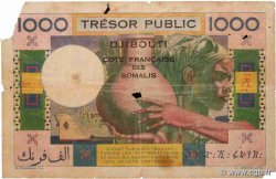 1000 Francs DJIBUTI  1952 P.28 B
