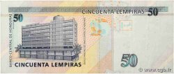 50 Lempiras HONDURAS  2008 P.094Ab q.BB