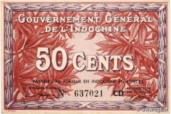 50 Cents FRENCH INDOCHINA  1939 P.087d
