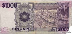 1000 Dollars SINGAPORE  1984 P.25b MB
