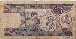 100 Birr ETIOPIA  1991 P.45b q.MB