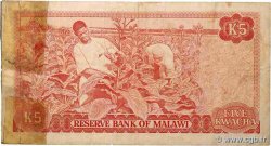 5 Kwacha MALAWI  1981 P.15d q.MB
