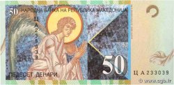 50 Denari NORTH MACEDONIA  2001 P.15c UNC