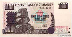 100 Dollars ZIMBABWE  1995 P.09