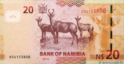 20 Namibia Dollars NAMIBIE  2013 P.12b TTB