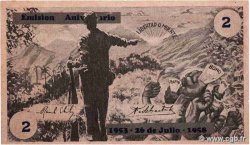 2 Pesos CUBA  1958  AU+