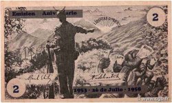 2 Pesos CUBA  1958  SPL+