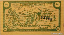 10 Pesos CUBA  1957  XF+