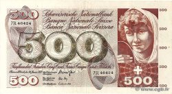 500 Francs SUISSE  1972 P.51j VF-
