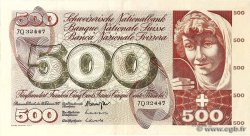 500 Francs SUISSE  1971 P.51i VF