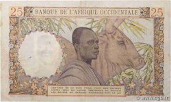25 Francs FRENCH WEST AFRICA (1895-1958)  1943 P.38 VF