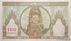 100 Francs TAHITI  1961 P.14d pr.TTB