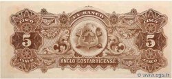 5 Colones Non émis COSTA RICA  1917 PS.122r q.FDC