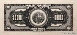 100 Soles de Oro PERU  1965 P.090a XF+
