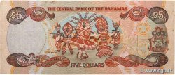 5 Dollars BAHAMAS  2001 P.63b q.BB