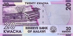 20 Kwacha MALAWI  2016 P.63c ST