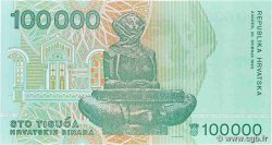100000 Dinara CROAZIA  1993 P.27a FDC