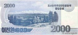 2000 Won Commémoratif CORÉE DU NORD  2018 P.CS22 pr.NEUF