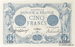 5 Francs BLEU FRANCE  1916 F.02.42 UNC-