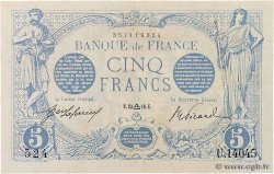 5 Francs BLEU FRANCE  1916 F.02.43 VF+