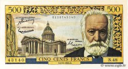 500 Francs VICTOR HUGO FRANCE  1954 F.35.03 AU