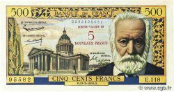 5 NF sur 500 Francs Victor HUGO FRANCE  1959 F.52.02 F+