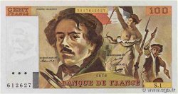 100 Francs DELACROIX FRANCE  1978 F.68.01 UNC-