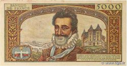 50 NF sur 5000 Francs HENRI IV FRANCE  1958 F.54.01 F+