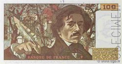 100 Francs DELACROIX modifié Spécimen FRANCE  1978 F.69.01Spn XF+