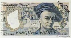 50 Francs QUENTIN DE LA TOUR Spécimen FRANCE  1976 F.67.01Spn UNC-
