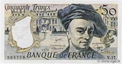 50 Francs QUENTIN DE LA TOUR FRANCE  1979 F.67.05 UNC