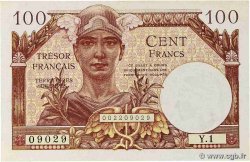100 Francs TRÉSOR FRANÇAIS FRANCE  1947 VF.32.01 AU+