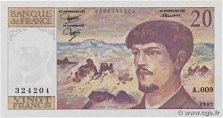 20 Francs DEBUSSY FRANCE  1982 F.66.03A9 AU