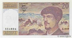 20 Francs DEBUSSY FRANCE  1983 F.66.04A10 UNC-
