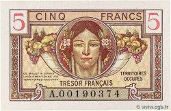 5 Francs TRÉSOR FRANÇAIS FRANCE  1947 VF.29.01 UNC-