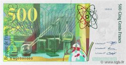 500 Francs PIERRE ET MARIE CURIE Spécimen FRANCE  1994 F.76.01Spn UNC