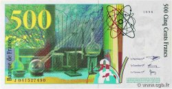 500 Francs PIERRE ET MARIE CURIE Sans STRAP Fauté FRANCE  1998 F.76f4.04 UNC