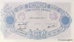 500 Francs BLEU ET ROSE modifié FRANCE  1937 F.31.03 VF
